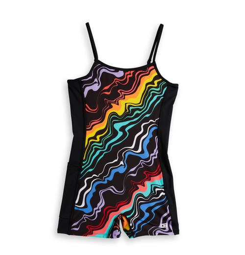 Tomboyx 3.5-inch Skinny Strap Swim Unisuit In Multi