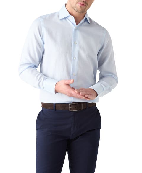 Reynolds Cotton Linen Blend Shirt in Contemporary fit