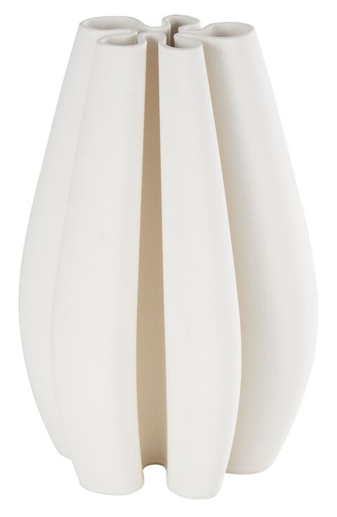 White Ceramic Vase