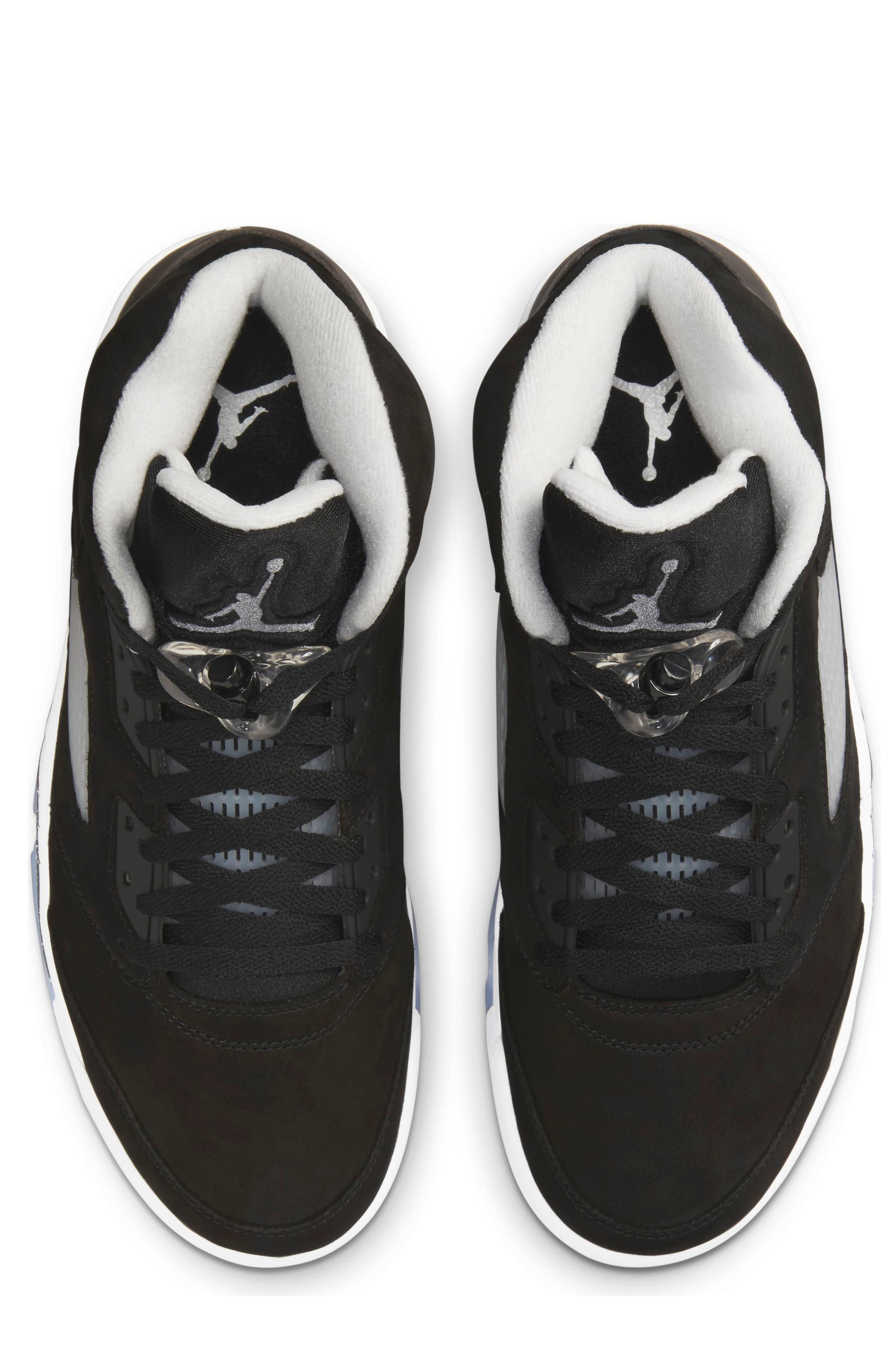 Nike Air Jordan 5 Retro Mid Top Sneaker, Alternate, color, BLACK/ COOL GREY/ WHITE