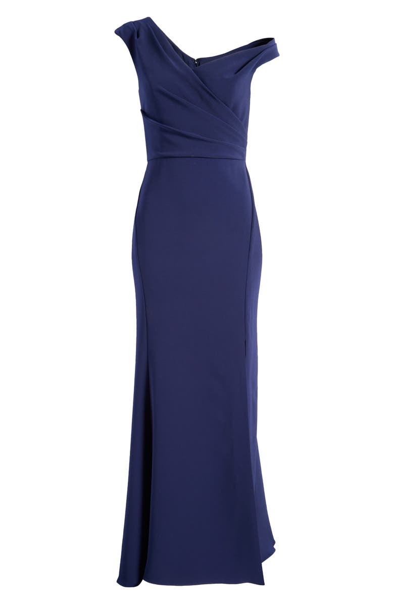 Amsale One-Shoulder Gown, Alternate, color,