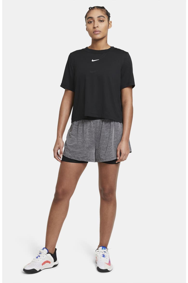 NikeCourt Advantage Tennis Shorts, Alternate, color, BLACK/ BLACK HEATHER