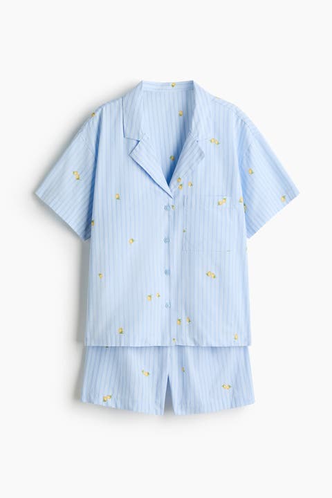 Pyjama Shirt And Shorts