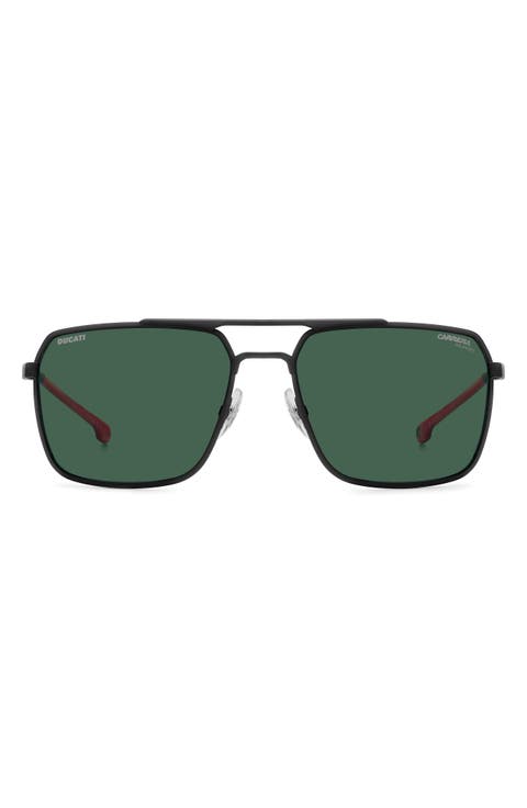 x Ducati 59mm Carduc Rectangle Sunglasses