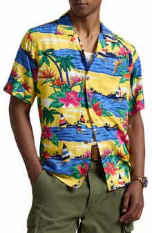 Polo Ralph Lauren Sailboat Print Camp Shirt