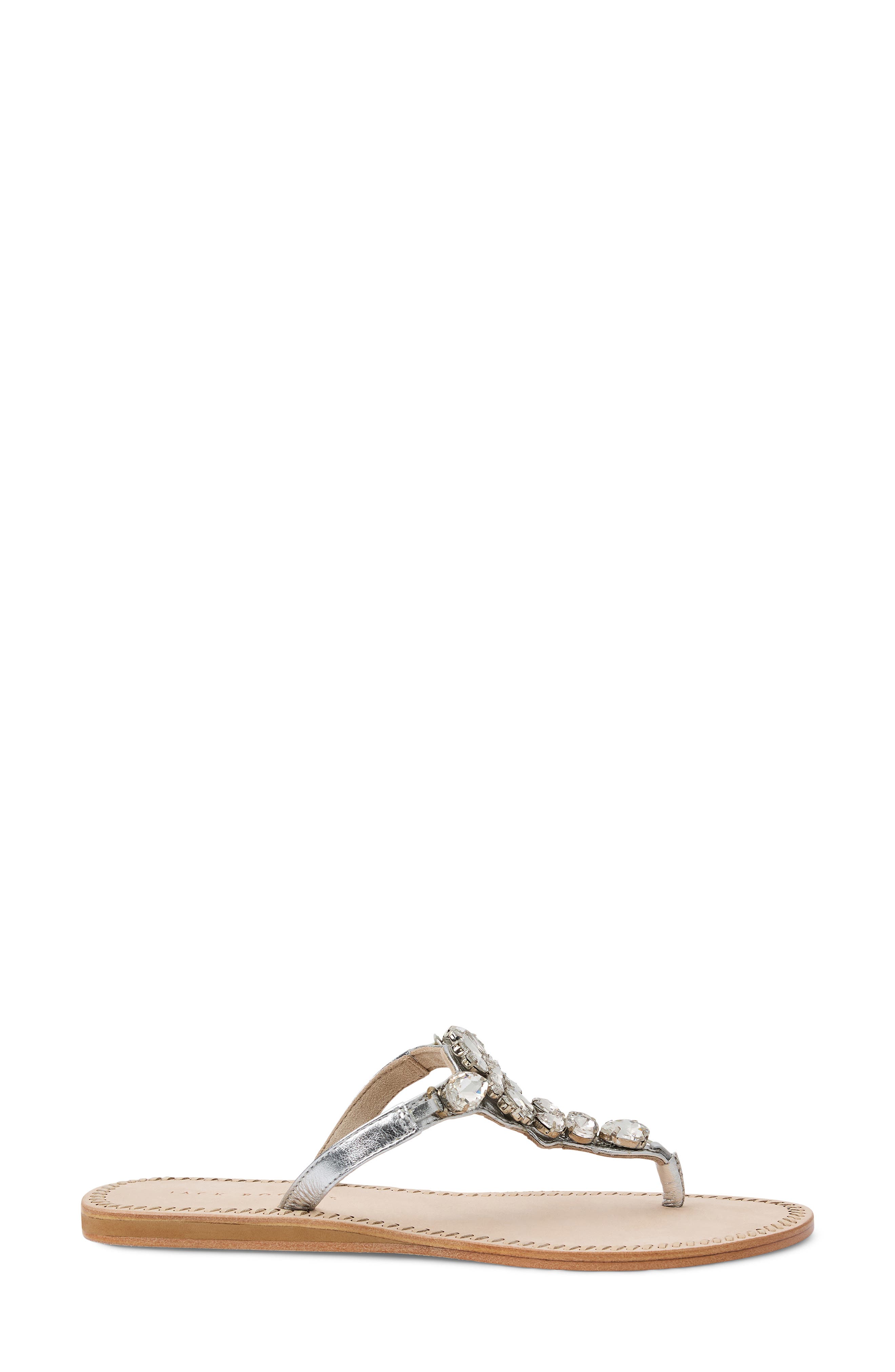 Jack Rogers Burgess Sandal, Alternate, color, Silver