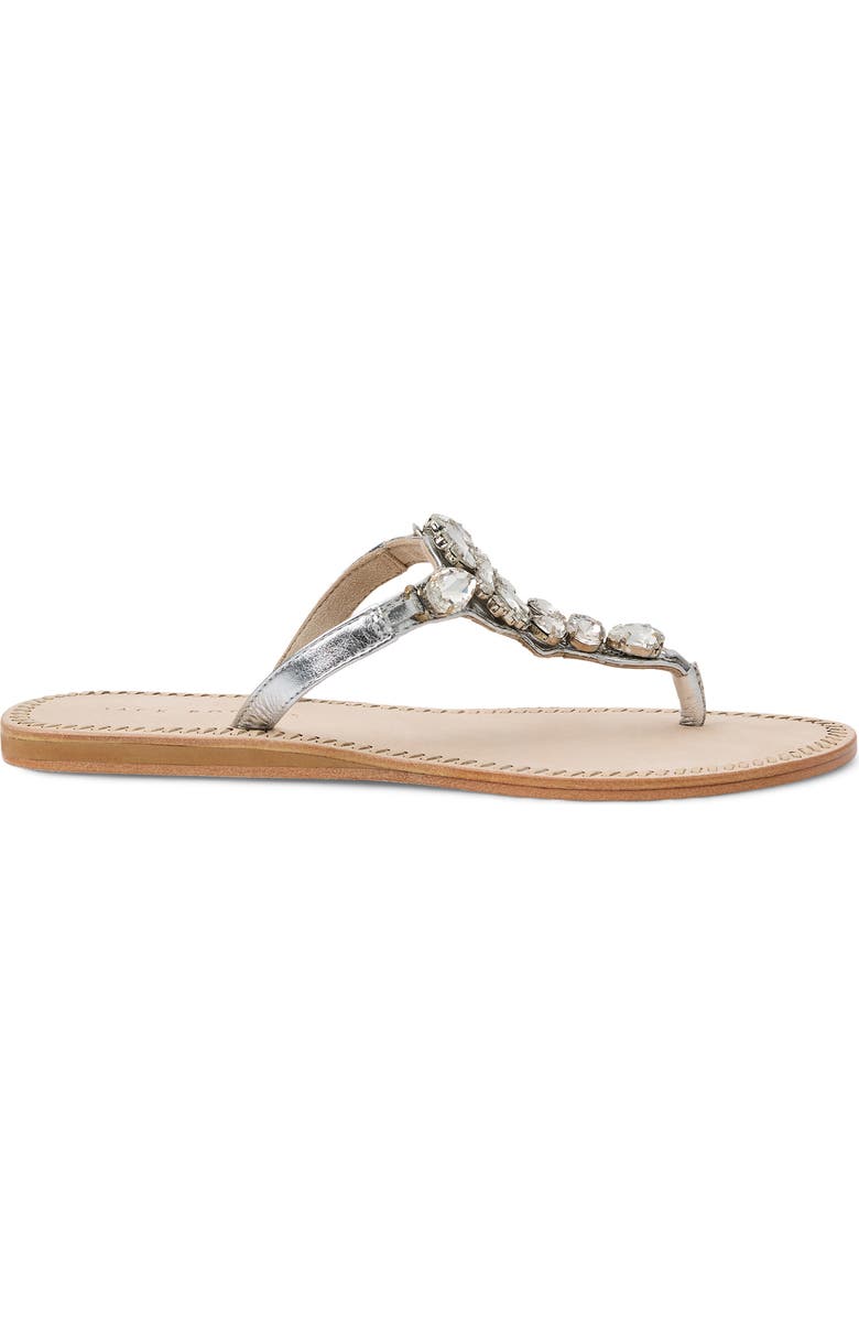 Jack Rogers Burgess Sandal, Alternate, color, Silver