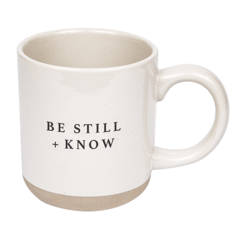 Stoneware Quote Coffee Mug
