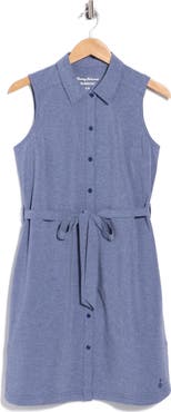 Tommy Bahama Alicia Chambray Sleeveless Shirt Dress