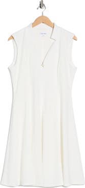 Calvin Klein Sleeveless A-Line Dress