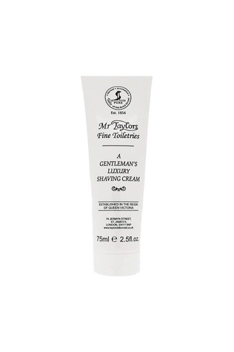 Mr Taylor Shaving Cream Tube, Main, color, White