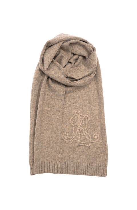 Embroidered Logo Scarf