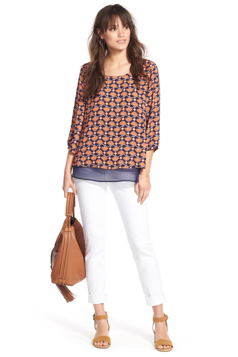 Catherine Stretch Boyfriend Jeans, Alternate, color, WHITE