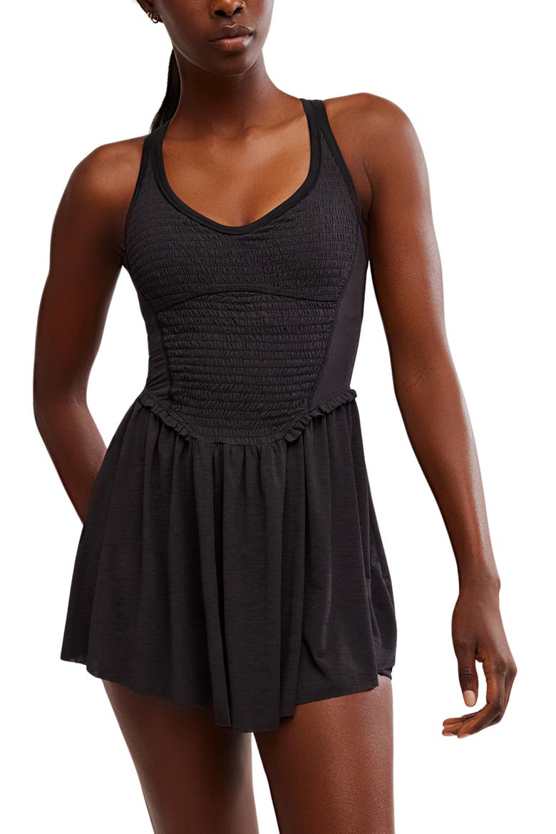 FP Movement Smockin' Hot Dress, Alternate, color, BLACK