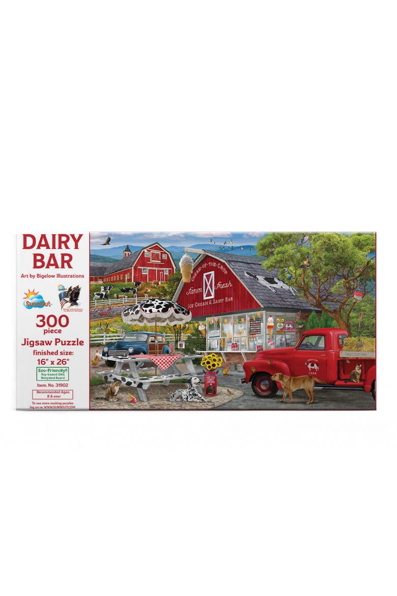 Dairy Bar 300 piece Jigsaw Puzzle for Adults, Alternate, color, Multicolor
