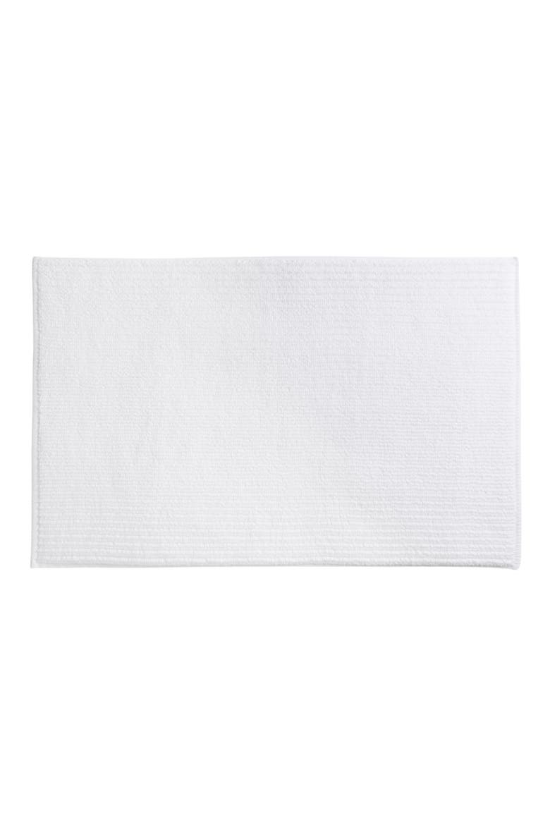 Soft Rib Bath Mat, Main, color, WHITE