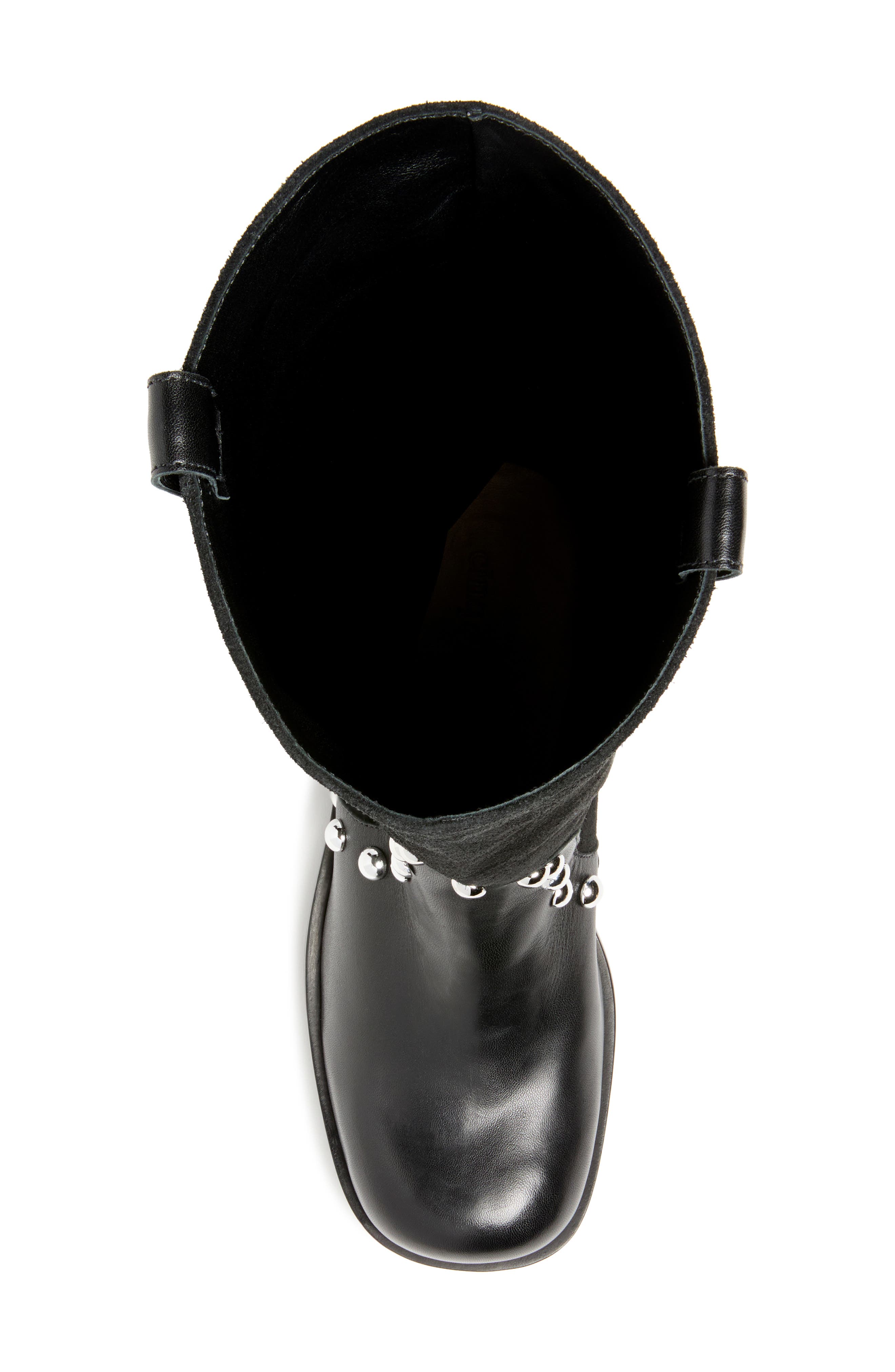 Cinq à Sept Shira Stud Knee High Boot, Alternate, color, Black