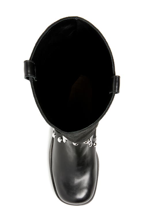 Cinq À Sept Shira Stud Knee High Boot In Black