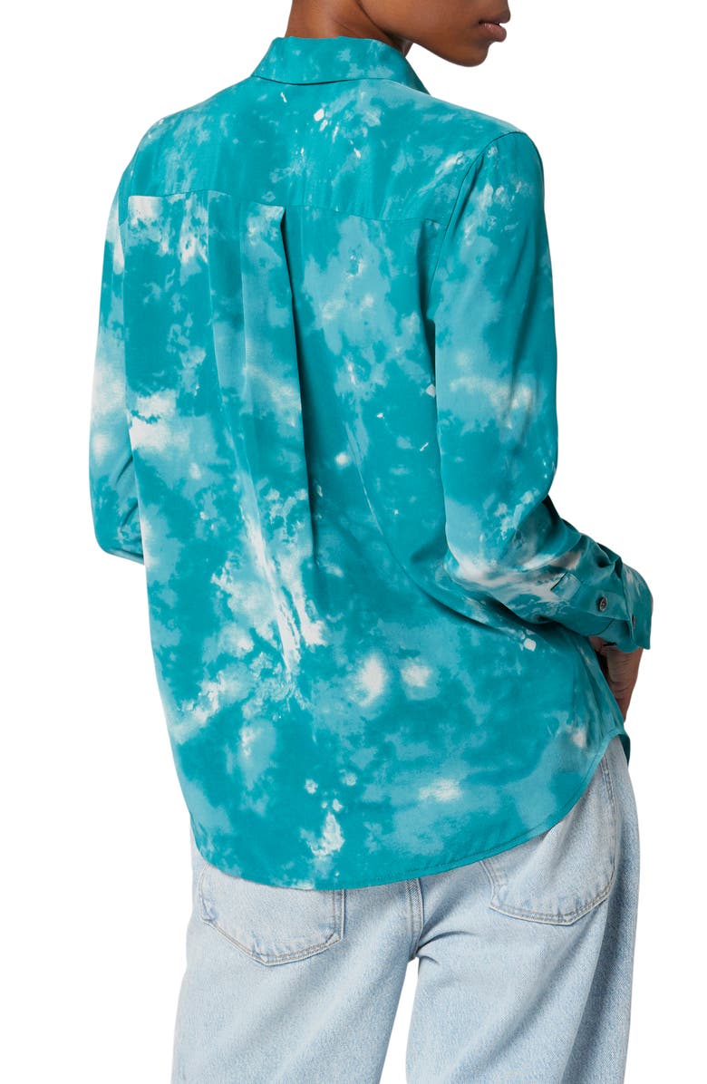 Equipment Signature Slim Fit Silk Button-Up Shirt, Alternate, color,