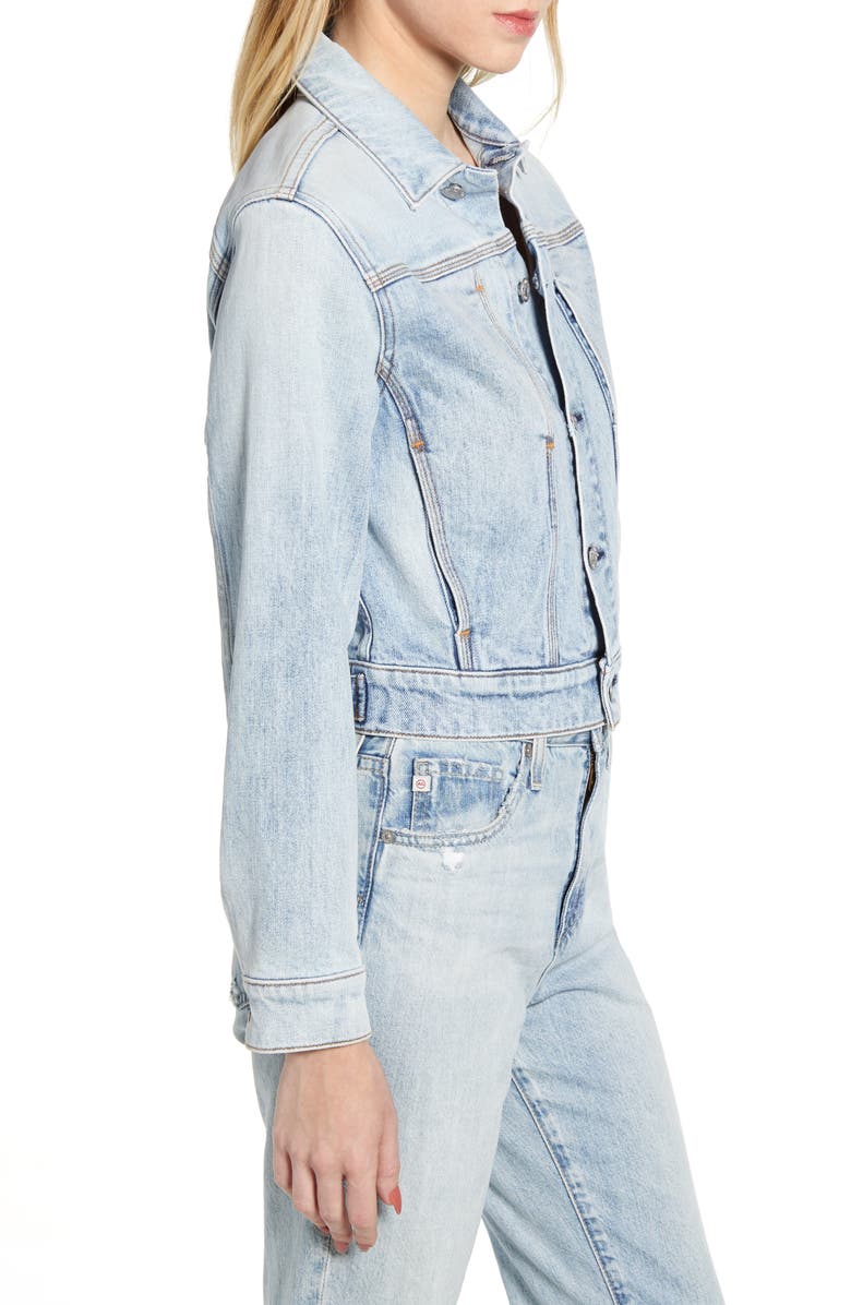 7 For All Mankind Seam Pocket Denim Jacket, Alternate, color, 