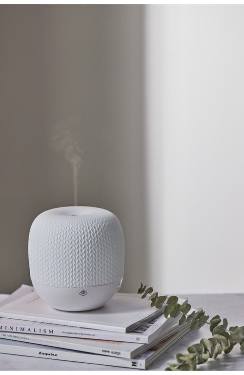 Serene House Knit Ceramic Ultrasonic Aroma Diffuser In White