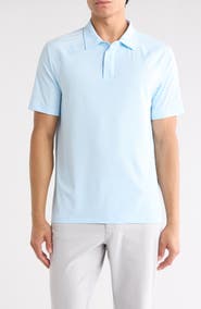90 DEGREE BY REFLEX Ribbed Interlock Active Polo