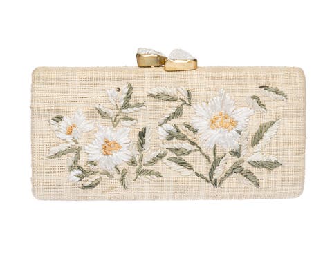 Alessandra Rattan Long Clutch