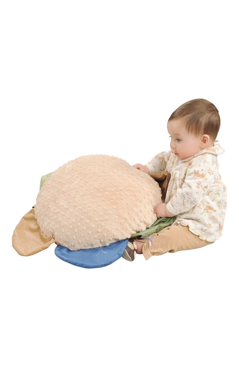 Kaplan Early Learning Company Sensory Flower Pillow for Tummy Time, Alternate, color, Multicolored