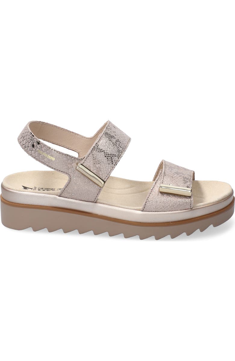 Mephisto Dominica Platform Sandal, Alternate, color, Light Taupe Leather