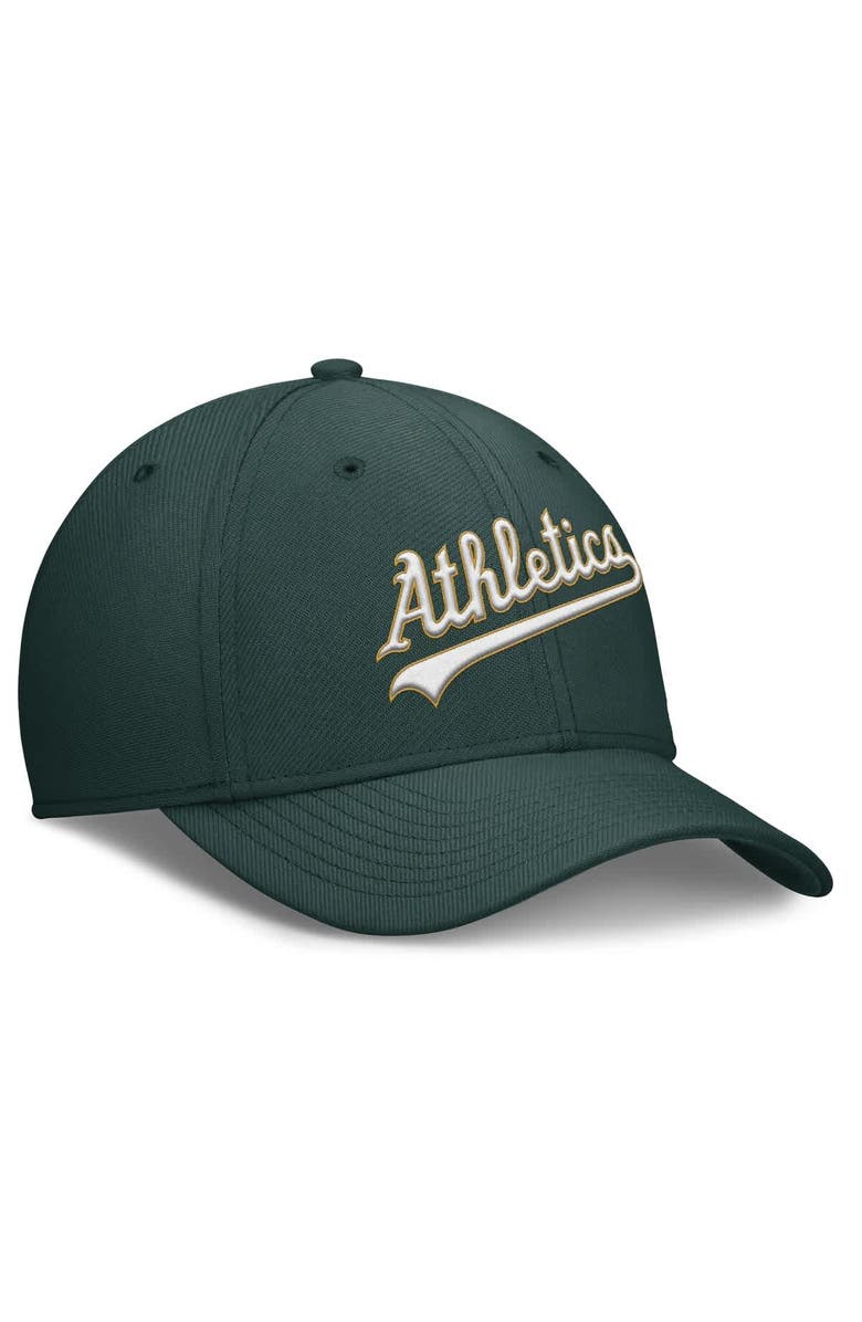 Nike Men's Nike Green Athletics Rise Performance Flex Hat, Alternate, color, Green