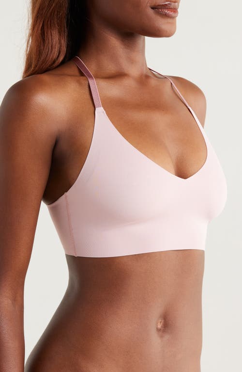 True & Co. True & Co Triangle Lace Racerback Bralette In Blue