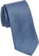 Jack Victor Solid Cotton, Wool & Silk Tie
