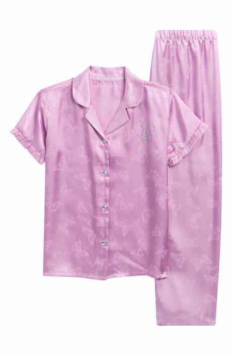 Juicy Couture Kids' Print Two-Piece Satin Pajamas