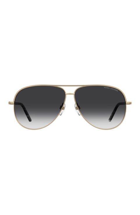 61mm Gradient Pilot Sunglasses