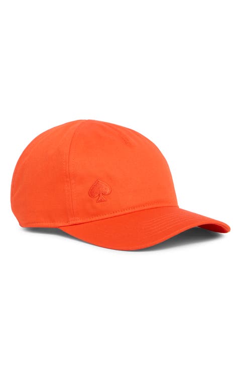 spade logo embroidered baseball cap
