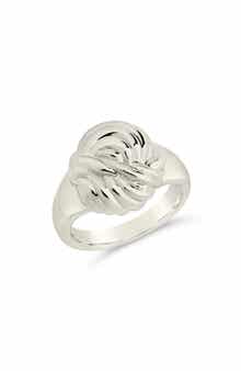 Sterling Forever Brioche Twist Ring