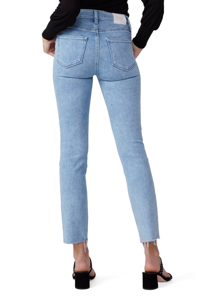 Cindy Raw Hem Ankle Straight Leg Jeans, Alternate, color, PARK AVE
