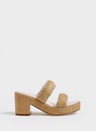 MARION PARKE Amelia Platform | Nappa/Raffia