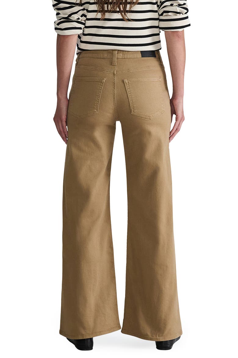 Florida High Waist Wide Leg Jeans, Alternate, color, DARK KHAKI DENIM