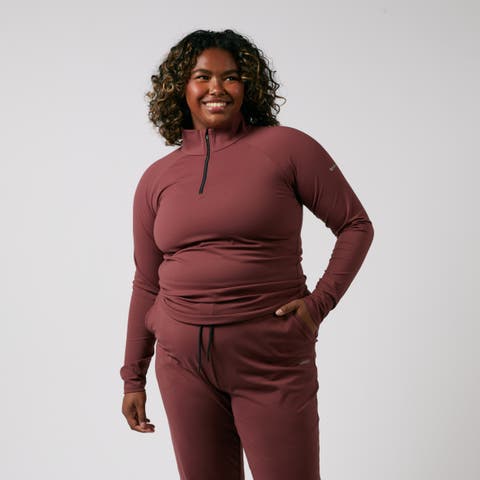 Long Sleeve Quarter Zip Top