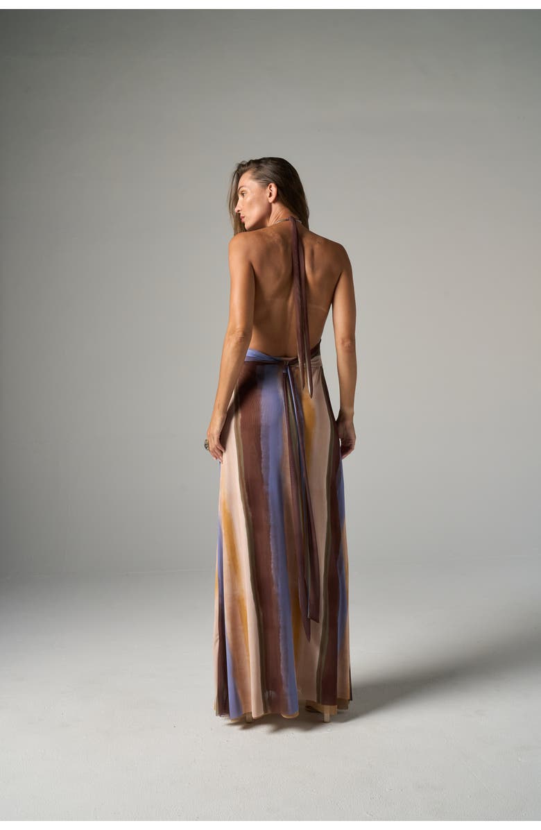 JBQ Sage Dress, Alternate, color, Blue Multi