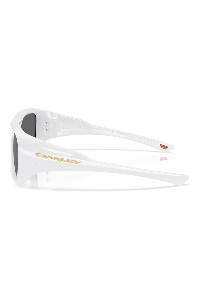60mm Prizm™ Rectangular Sunglasses, Alternate, color, BLACK WHITE