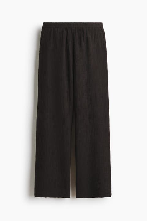 Straight Muslin Trousers