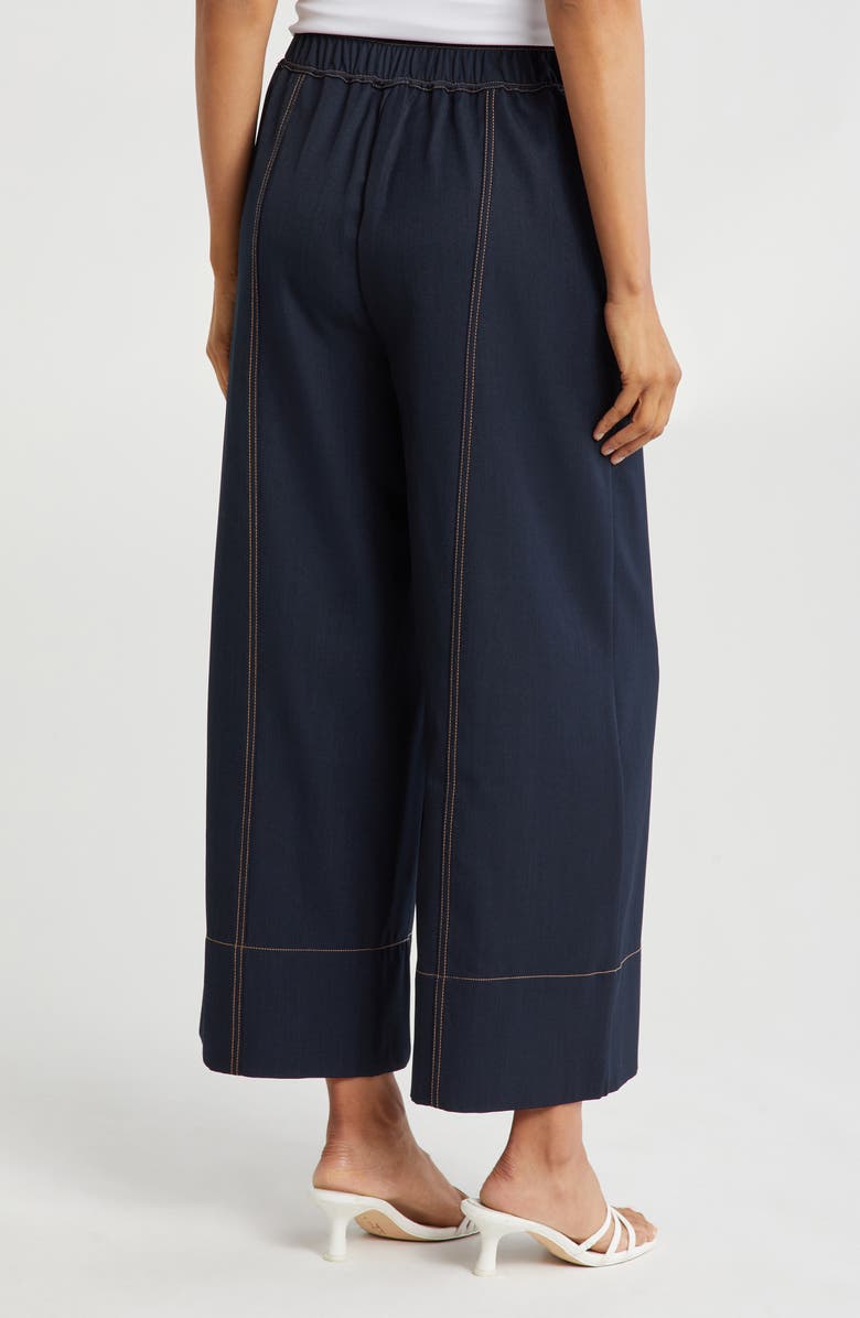 Adrianna Papell Stitched Wide Leg Pants, Alternate, color, 
