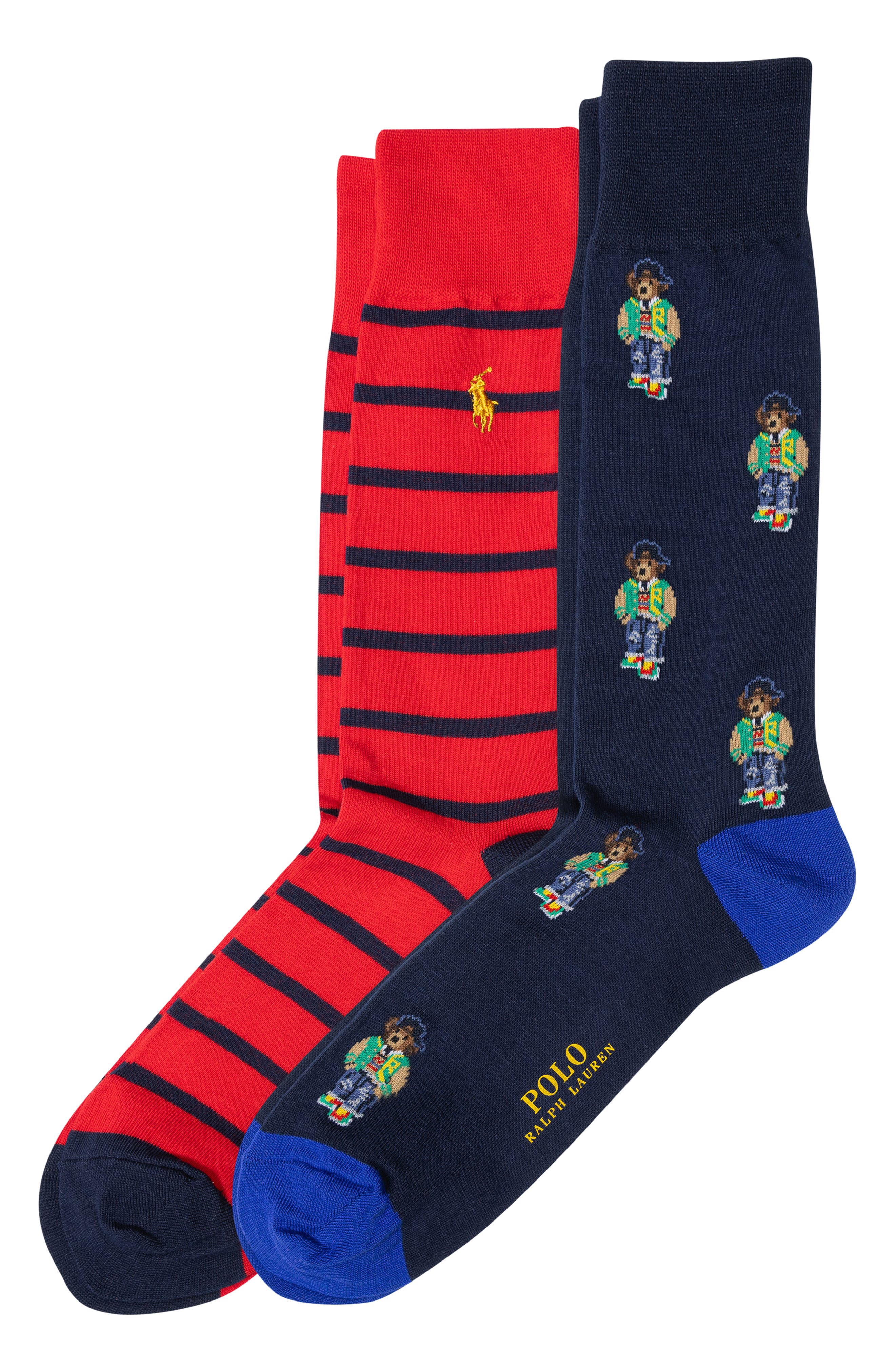 Polo Ralph Lauren Assorted 2-Pack Mini American Heritage Bear & Stripe ...