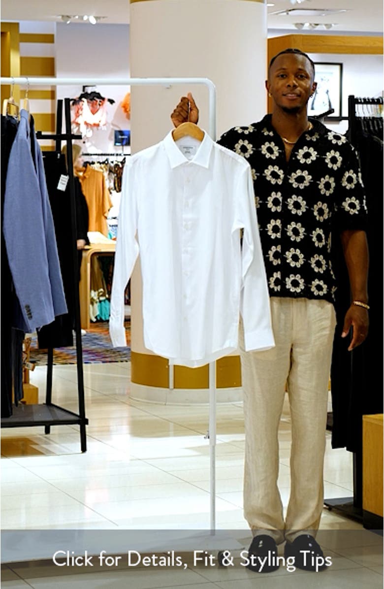 Trim Fit Royal Oxford Dress Shirt, sales video thumbnail