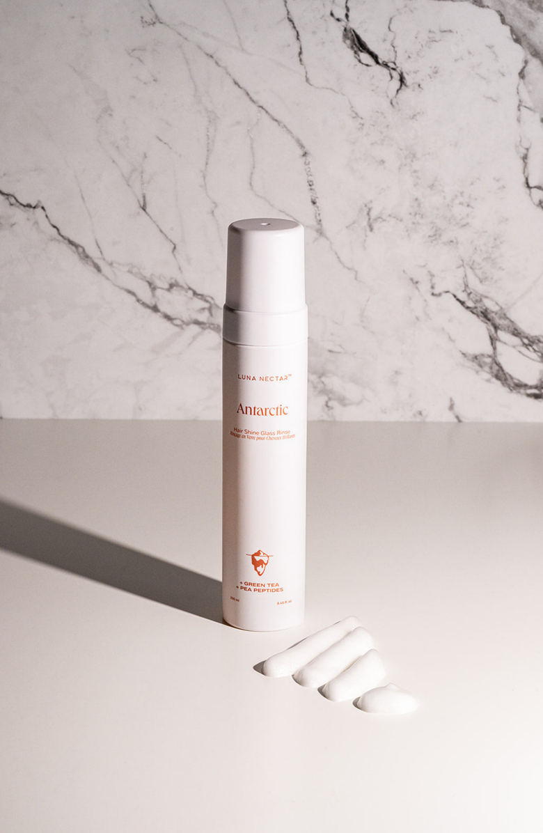 Luna Nectar Antarctic ACV Hair Glass Shine Rinse, Alternate, color, White