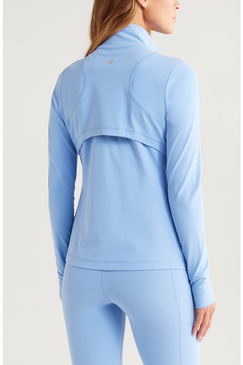 Studio Luxe Performance Jacket, Alternate, color, BLUE AZURINE