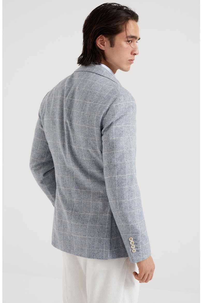 Prince of Wales Cavallo blazer, Alternate, color, Azure