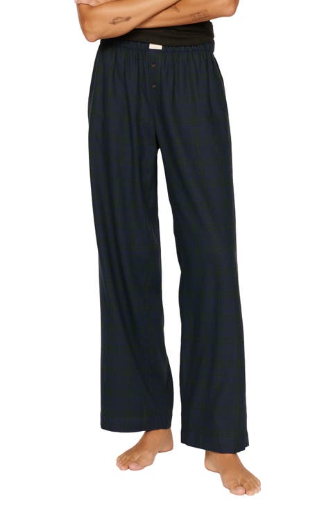 Flannel Boxer Pajama Pants